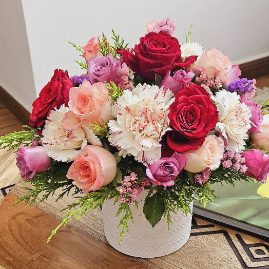 Colorful Delight cat valentine birthday roses spring $105$125$165