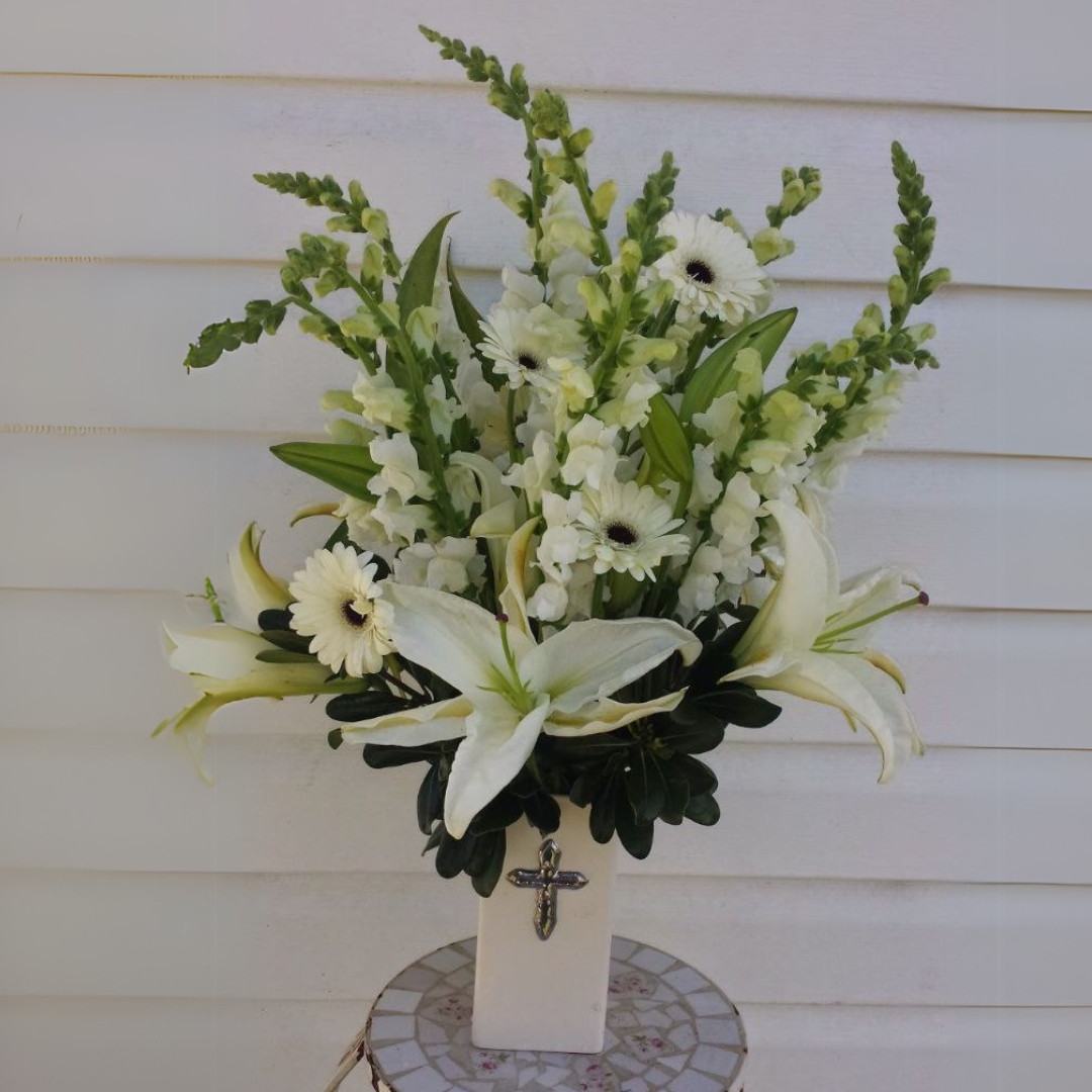 Enchanted Petals cat anniversary sympathy easter $125 $135 $155