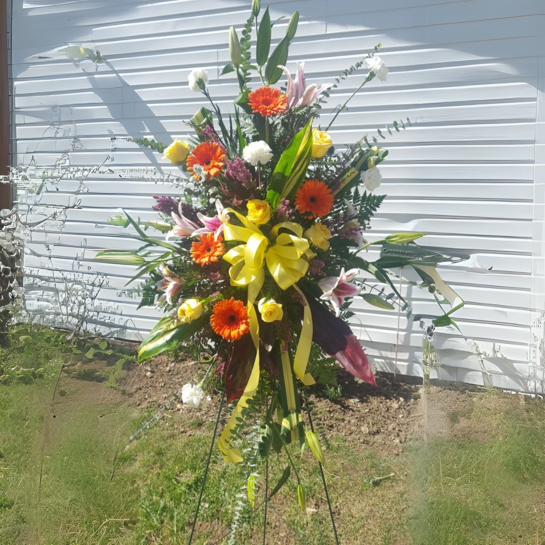 Farewell Spray cat sympathy under standing spray $215 $255 $300