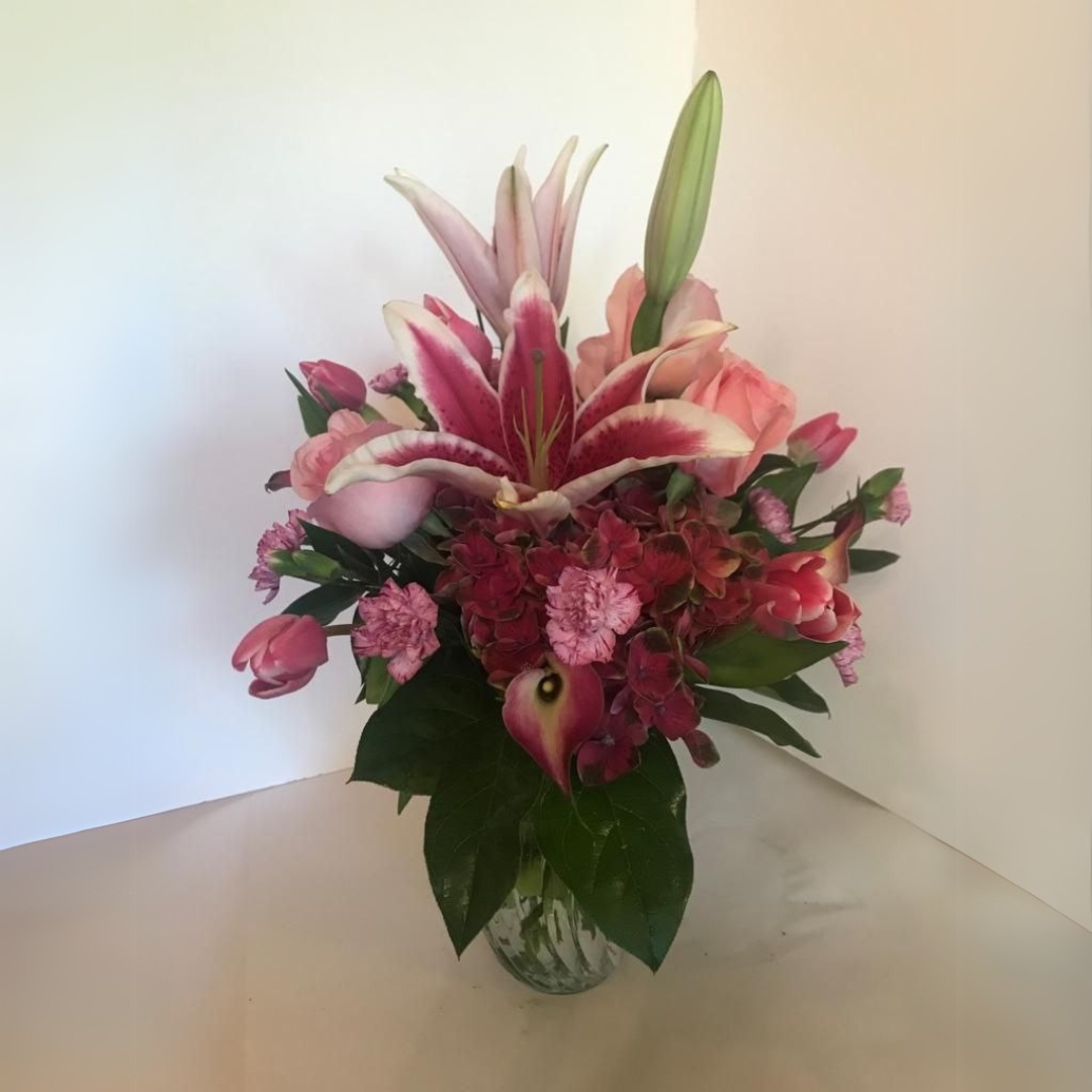 Pinking Bloom cat birthday congratulations new baby spring $110 $125 $150