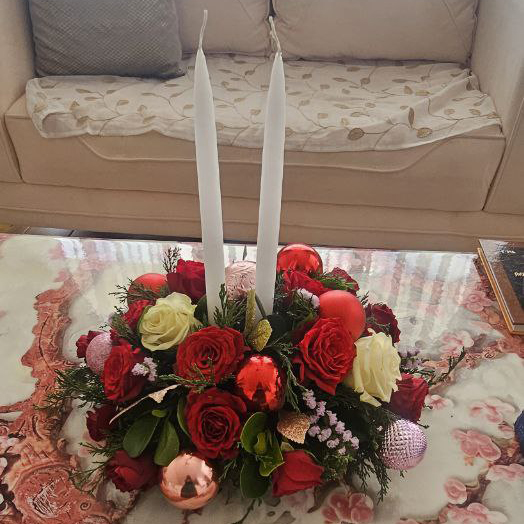 Table Centerpiece cat Christmas $115 $135 $150